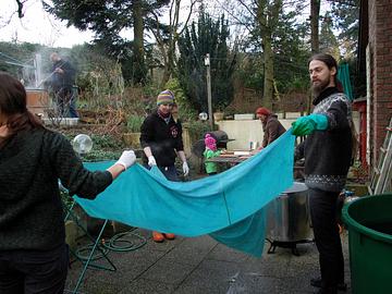 Blau machen: Färbeevent am 27. Januar