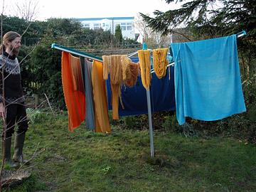 Blau machen: Färbeevent am 27. Januar